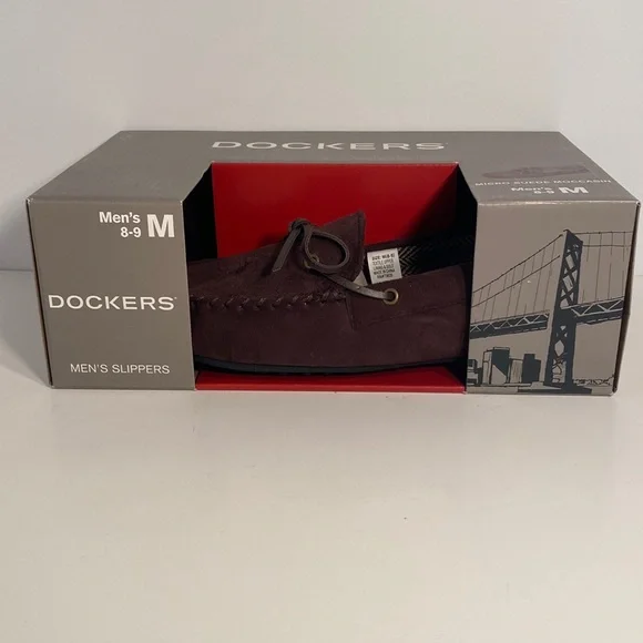 Dockers | Shoes | Dockers Mens Moccasin Slippers Size Medium  display picture 3